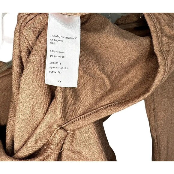 NWT Naked Wardrobe v-neck bodysuit Size XS - Picture 5 of 6